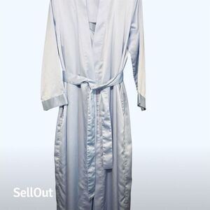 Sleep Sense Soft Lilac Satin Robe & Nightgown Set Size M